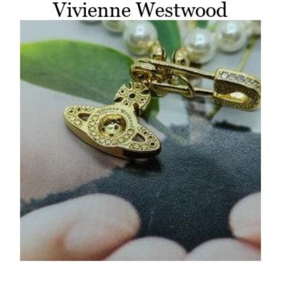 NEW Vivienne Westwood Orb Pearl Choker Necklace - Picture 4 of 5